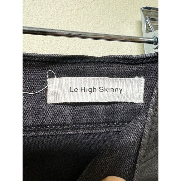 FRAME DENIM Le High Skinny Jeans Stone Coated, Sz 27 - Picture 9 of 12